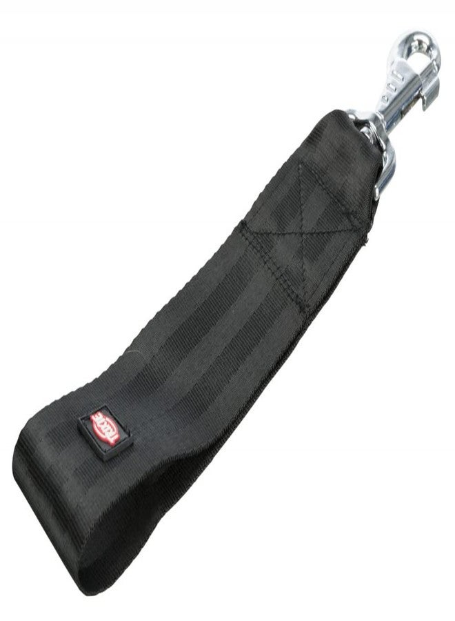 تريكسي طوق قصير بديل من تريكسي، طوق نايلون مزود بخطافات من الفولاذ المقاوم للصدأ، حزام قابل للتعديل ليناسب الطول حسب راحتك - أسود 27 سم / 45 مم - Image 1